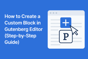 custom gutenberg block